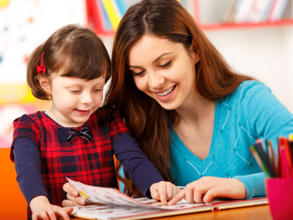 female teacher and little girl - West Valley City